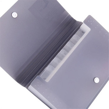 Πλαστικό αρχείο φακέλου A6 File Organizer File Expanding Wallet 13 Pocket Φάκελος χαρτονομισμάτων Θήκη χαρτιού Πολυλειτουργικά είδη γραφείου