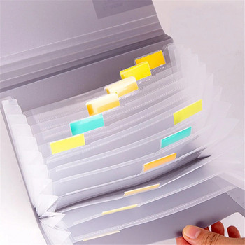 Πλαστικό αρχείο φακέλου A6 File Organizer File Expanding Wallet 13 Pocket Φάκελος χαρτονομισμάτων Θήκη χαρτιού Πολυλειτουργικά είδη γραφείου