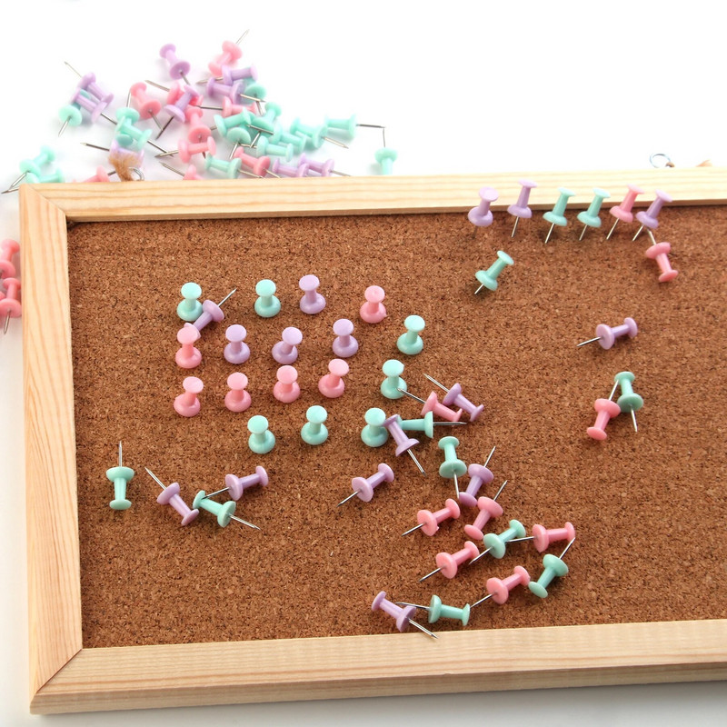 MOTARRO 35Gb Spiedpiespraudes Dekoratīvie krāsainie nagi mājas birojam Sienas kartes Marķieri Fotogrāfijas Ziņojumu dēļa stumšanas rīki