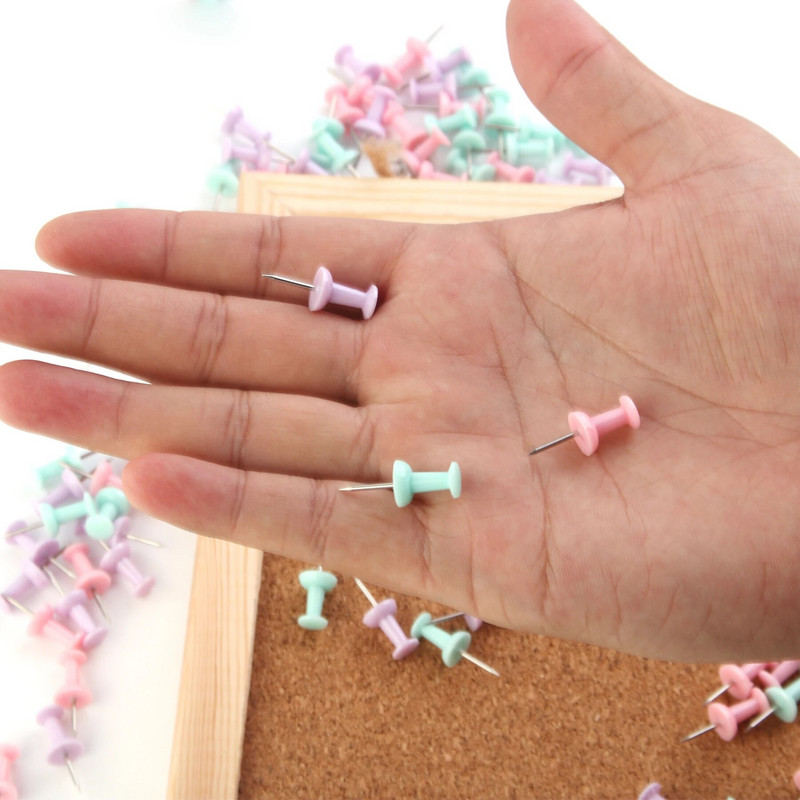 MOTARRO 35Gb Spiedpiespraudes Dekoratīvie krāsainie nagi mājas birojam Sienas kartes Marķieri Fotogrāfijas Ziņojumu dēļa stumšanas rīki