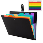 Φάκελος οργάνων Α4 Τσάντα εγγράφων Πολυστρωματική Ταξινόμηση Φάκελου Αποθήκευσης Ευρετήριο Χρώματος Φοιτητικού Γραφείου Η τσάντα αρχείων μπορεί να χωρέσει 300-500 φύλλα