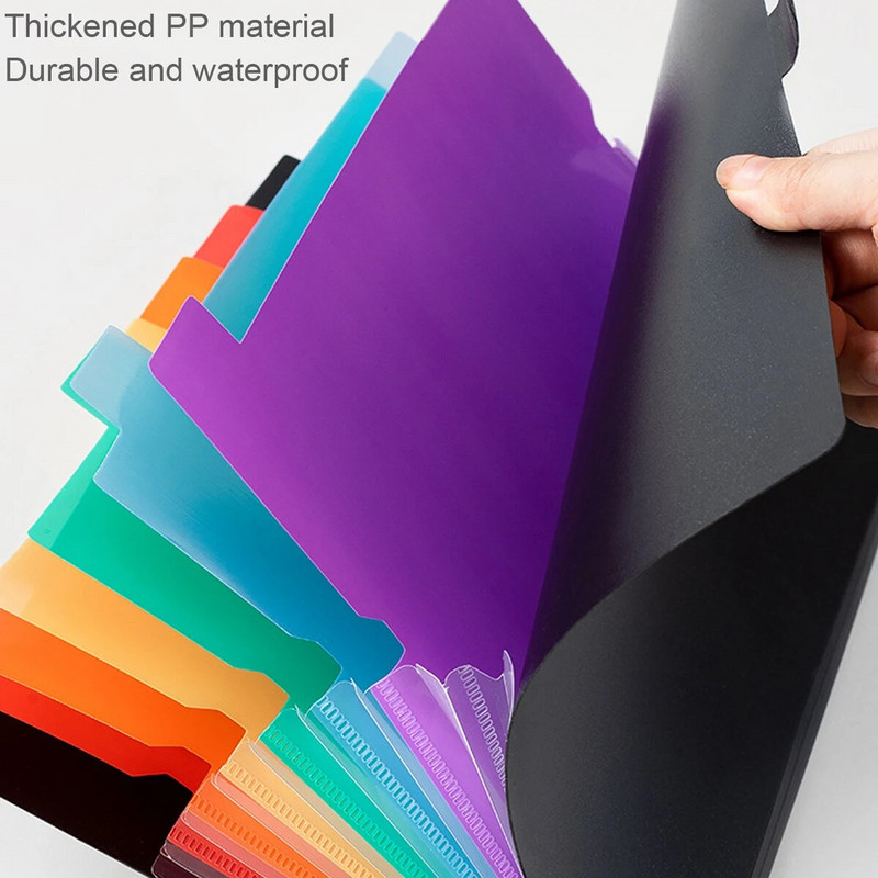 Φάκελος οργάνων Α4 Τσάντα εγγράφων Πολυστρωματική Ταξινόμηση Φάκελου Αποθήκευσης Ευρετήριο Χρώματος Φοιτητικού Γραφείου Η τσάντα αρχείων μπορεί να χωρέσει 300-500 φύλλα