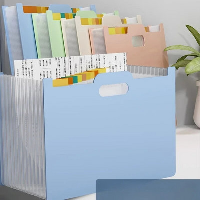 13 režģi failu maisiņu pārbaudes papīra glabāšana daudzslāņu failu mapes studentiem ar klasifikācijas paplašināšanas maisiņu biroja piederumi