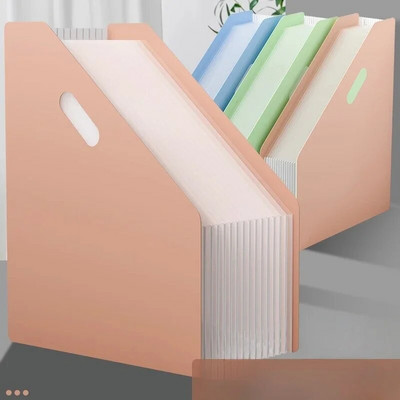 13 režģi failu maisiņu pārbaudes papīra glabāšana daudzslāņu failu mapes studentiem ar klasifikācijas paplašināšanas maisiņu biroja piederumi