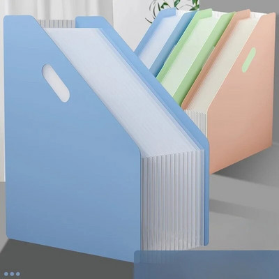 13 režģi failu maisiņu pārbaudes papīra glabāšana daudzslāņu failu mapes studentiem ar klasifikācijas paplašināšanas maisiņu biroja piederumi