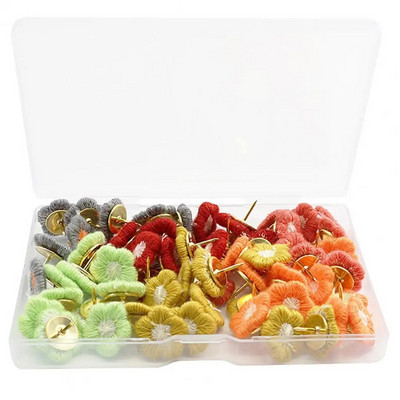 Jauki ziedu dizaina piespraudes Krāsaini izšuvumi Ziedu piespraudes biroja mājas dekorēšanai Ziņojumu dēļi Tāfeles Korķa dēļi