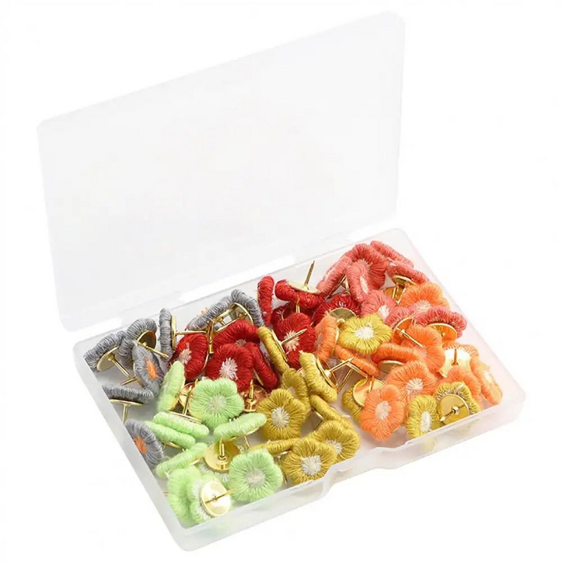 Jauki ziedu dizaina piespraudes Krāsaini izšuvumi Ziedu piespraudes biroja mājas dekorēšanai Ziņojumu dēļi Tāfeles Korķa dēļi