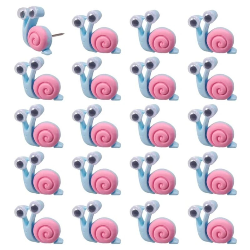 G5AA 20 pakuočių dekoratyviniai gyvūnai, formos nykščio segtukai Smeigtukai Smeigtukai Meno paveikslėlių žinučių sienelės lenta