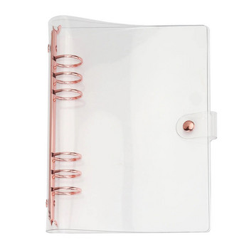 A7 A6 A5 Прозрачна тетрадка с подвързване на отделни листа Вътрешна корица на ядрото Бележник Планер за дневник Офис канцеларски материали