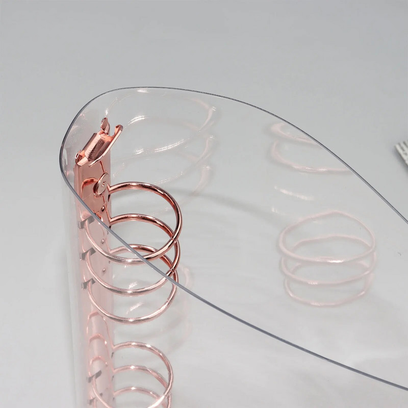 A7 A6 A5 Caurspīdīga vaļēju lapu saistviela piezīmjdatora iekšējā serdeņa vāka piezīmju grāmatiņas žurnālu plānotājs Biroja kancelejas piederumi