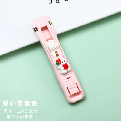 Jauka stūmēja saspraudes rokas papīra griešanas mašīna un uzpilde Metāla skavotāju saspraudes dokumentu iesiešanai Kancelejas piederumi Uzlabots, nebojājams papīrs