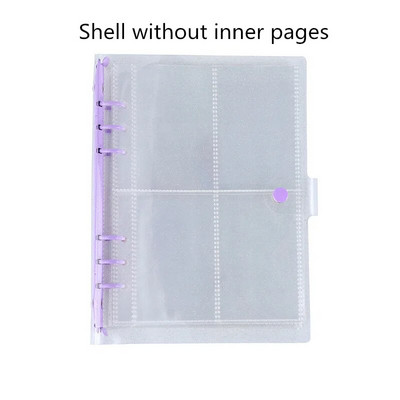 EZONE A5 Binder Storage Συλλογή βιβλίου άλμπουμ Κάρτα Βιβλίο φωτογραφιών Οργανωτής Ημερολόγιο Ημερολόγιο Ατζέντα Planner School Stationery Matte