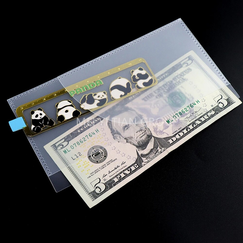 5 vnt. A6 grynųjų pinigų vokai matinio segtuvo kišenės palaidų lapų 6 skylučių rausva biudžeto kišenė dvipusis atidaromas pinigų vokas