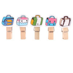 5 τμχ Ξύλινες καρφίτσες με ξύλινα κλιπ Πινέζες από φελλό Δημιουργικά συνδετήρες καρτ ποστάλ Στερεώσεις στον τοίχο Pushpins Ράφτες DIY δέσιμο