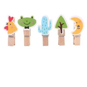 5 τμχ Ξύλινες καρφίτσες με ξύλινα κλιπ Πινέζες από φελλό Δημιουργικά συνδετήρες καρτ ποστάλ Στερεώσεις στον τοίχο Pushpins Ράφτες DIY δέσιμο