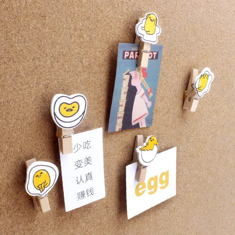 5 τμχ Ξύλινες καρφίτσες με ξύλινα κλιπ Πινέζες από φελλό Δημιουργικά συνδετήρες καρτ ποστάλ Στερεώσεις στον τοίχο Pushpins Ράφτες DIY δέσιμο