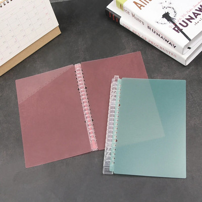 Új A5/B5 laza borítós notebook lapozó elválasztó gyűrűs irattartó iratmappa Újratölthető jegyzettömb divat írószer kellékek