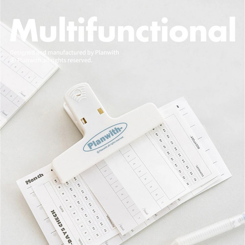 Augstas kvalitātes magnētiskā skava, garās astes saite Ērta kancelejas piederumu uzglabāšanas kaste, burvīga Elliota mape, ērta un praktiski jauka