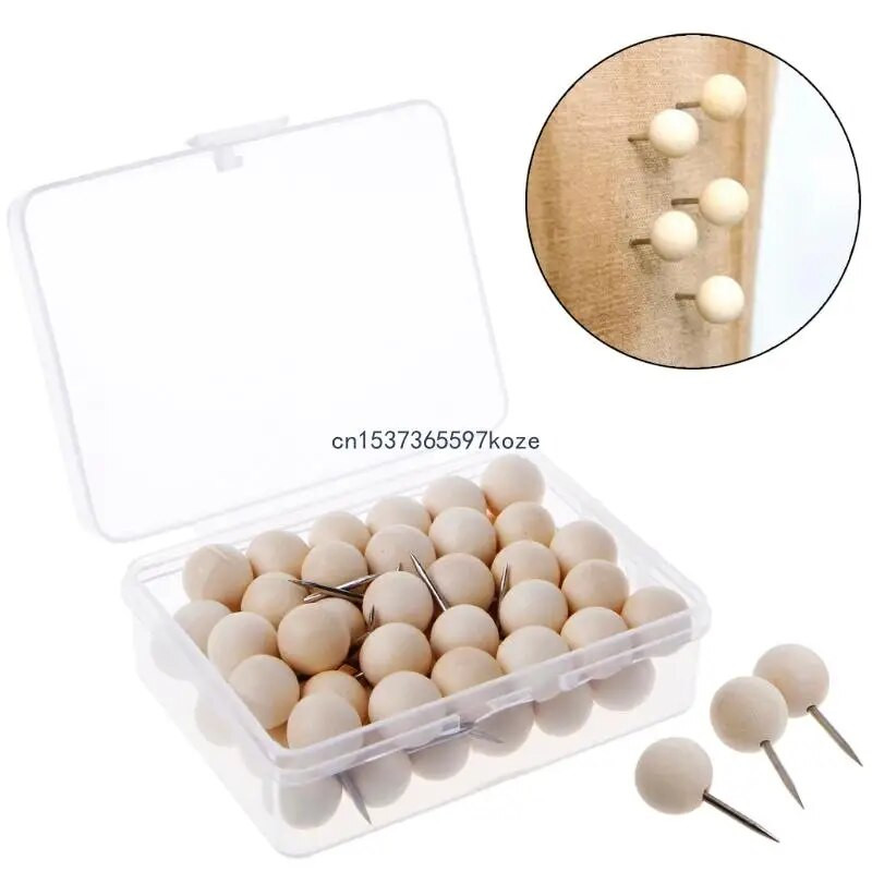 60 vnt. apvalus medinis segtukas kūrybingam dekoratyviniam piešimui