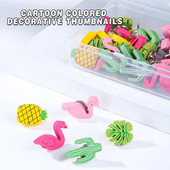 Πολύχρωμα καρτούν Παχύ διακοσμητικά δώρα Flamingo ανανάς Κάκτος Δημιουργική πινελιά Μοντέρνα διακοσμητικά δώρα