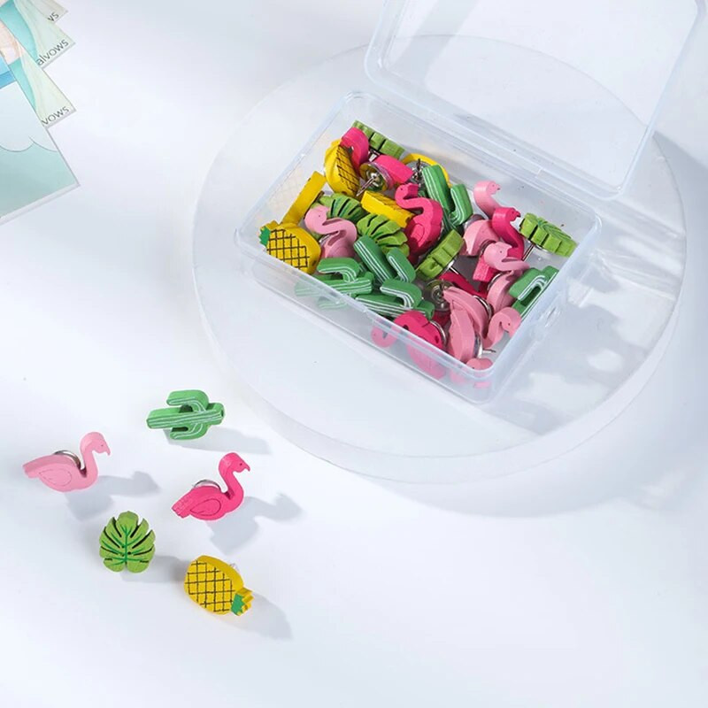 Πολύχρωμα καρτούν Παχύ διακοσμητικά δώρα Flamingo ανανάς Κάκτος Δημιουργική πινελιά Μοντέρνα διακοσμητικά δώρα