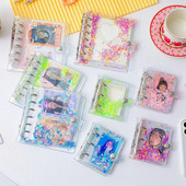 3 collu 3 caurumu saistviela Fotoalbums Glitter Sequin Sākums Attēlu futrālis Glabāšanas Nosaukums Savākt grāmatu elks Fotokarte Vārda kartes ID turētājs