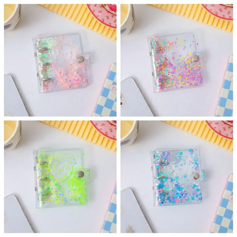 3 colių 3 skylių segtuvas Nuotraukų albumas Blizgučiai blizgučiai Pradžia Paveikslėlio Dėklas Sandėliavimo Pavadinimas Surinkite knygos stabą Fotokortelė Vardo kortelės ID laikiklis