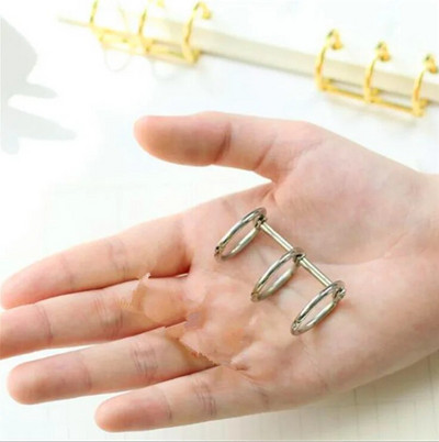 A5 A6 A7 Metāla brīvlapu iesiešanas klipši Spirālveida iesiešanas failu mape DIY albuma dienasgrāmata Piezīmju grāmatiņas gredzenu stiprinājums