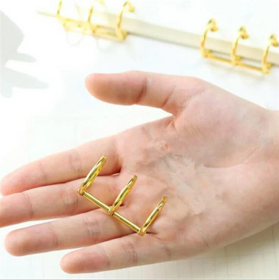 A5 A6 A7 Metāla brīvlapu iesiešanas klipši Spirālveida iesiešanas failu mape DIY albuma dienasgrāmata Piezīmju grāmatiņas gredzenu stiprinājums