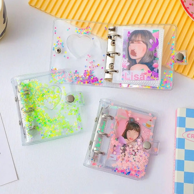 3/5 inches Sequin Glitter Binder Photo Album Home Picture Case Storage Name Collect Book Kpop Photocard Name Card ID Holder