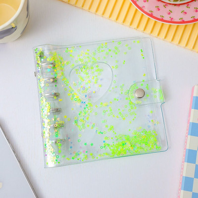 3/5 colio blizgučiai blizgantys segtuvai Nuotraukų albumas Pradžia Paveikslėlio Dėklas Saugykla Pavadinimas Surinkite knygą Kpop Photocard Vardo kortelės ID laikiklis