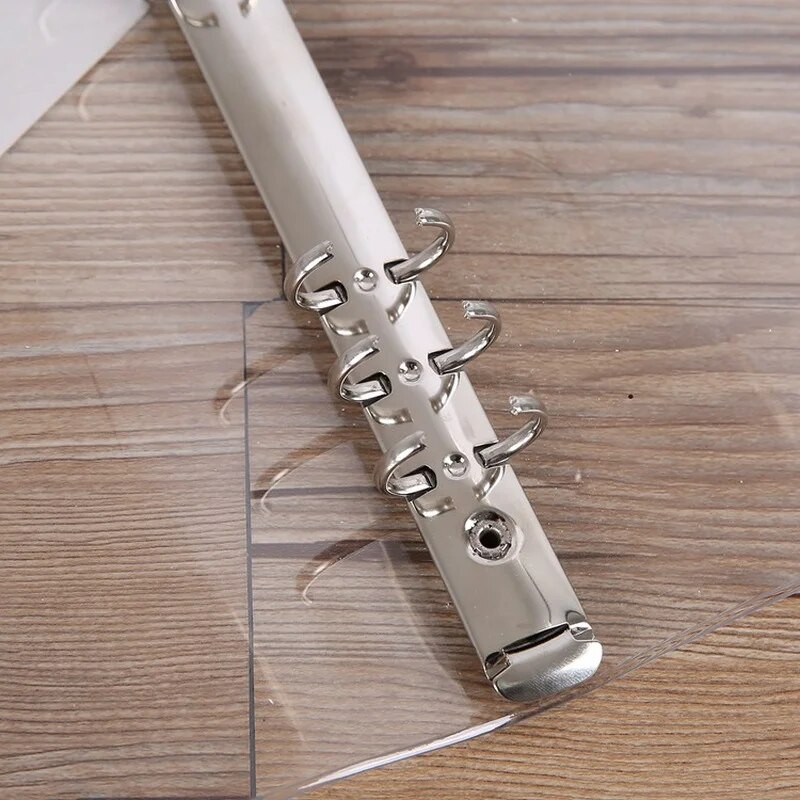 A7 A6 A5 Binder piezīmjdatora vāks Caurspīdīgs vaļēju lapu dienasgrāmata Iekšējais serdes vāks PVC ūdensnecaurlaidīgs aizsarguzmava biroja kancelejas preces