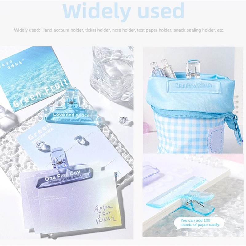 Patvarios medžiagos Aukštos tekstūros Rankinis sąskaitų aplankas Asmenybė Skaidri mada Nešiojamojo kompiuterio segtukas Aplankas Mokykliniai aksesuarai Trend