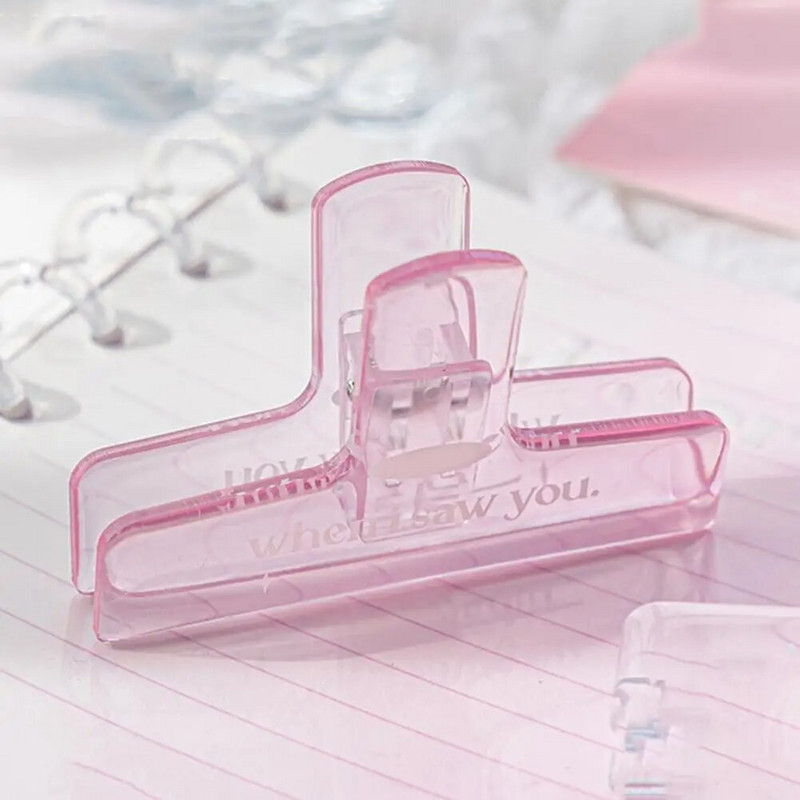 Κλιπ βιβλιοδέτη Ισχυρή δύναμη σύσφιξης, αντιολισθητικά μέσα Στυλ σφιγκτήρα εγγράφων Πολυλειτουργικό κλιπ γραφικής ύλης για φοιτητές, προμήθειες γραφείου