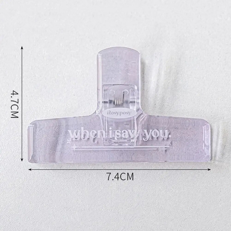 Κλιπ βιβλιοδέτη Ισχυρή δύναμη σύσφιξης, αντιολισθητικά μέσα Στυλ σφιγκτήρα εγγράφων Πολυλειτουργικό κλιπ γραφικής ύλης για φοιτητές, προμήθειες γραφείου