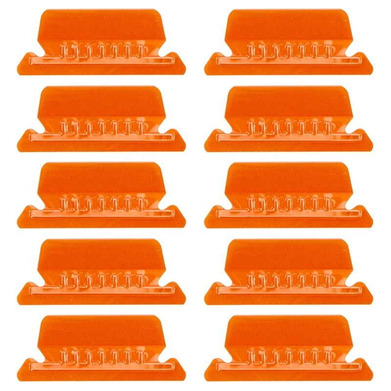 10 failų aplanko skirtukų rinkinys failams pakabinti skaidraus spalvoto plastiko pakabinamų failų aplankų etiketės 2 colių skirtukai ir įdėklai