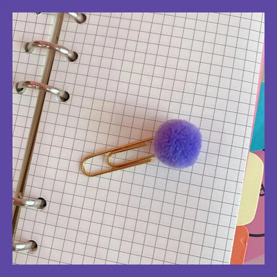 Jauka, radoša metāla saliekama grāmatzīme, krāsaina konfekšu bumbiņu atdalīšanas adata Studentu kancelejas piederumi