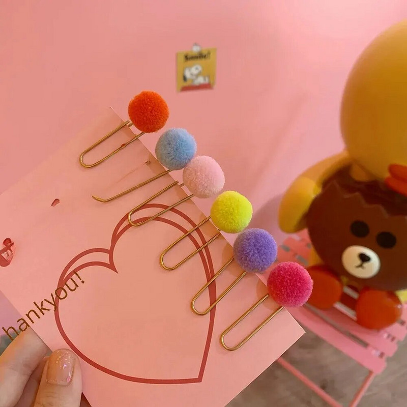 Jauka, radoša metāla saliekama grāmatzīme, krāsaina konfekšu bumbiņu atdalīšanas adata Studentu kancelejas piederumi
