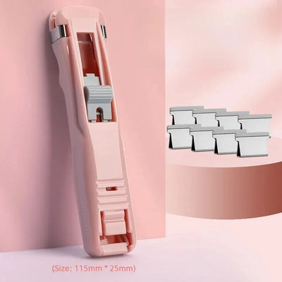 Caurspīdīgi saspraudes Mazie klipi Dokumenti Biļetes Organizators Studentu pārbaudes darbu saspraudes saspraudes uzpilde