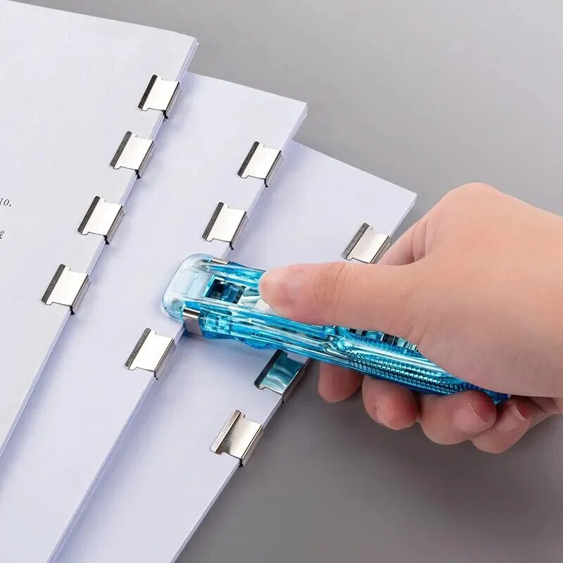 Caurspīdīgi saspraudes Mazie klipi Dokumenti Biļetes Organizators Studentu pārbaudes darbu saspraudes saspraudes uzpilde