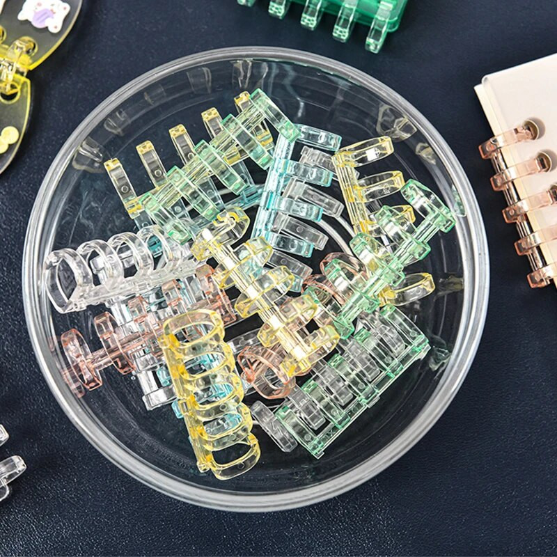 10GAB 5 caurumu iesiešanas gredzens piezīmjdators pavasara spirālveida gredzens stiprinājuma sloksne sprādzes klipsis iesiešanas klipsis Skolas piederumi Kancelejas piederumi