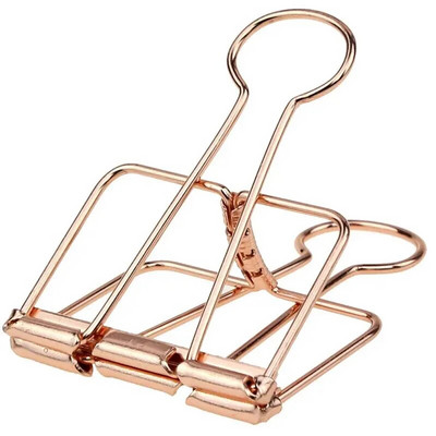 Radošs, jauks, krāsains, dobs garas astes saspraude Vidēja studenta glabāšanai biroja dokumentu saspraude bezdelīgas astes metāla dobi dizains