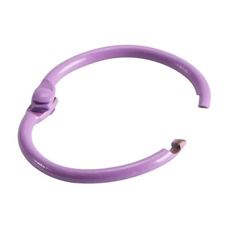 Piezīmjdatora gredzens ar vaļīgām lapām Krāsaini metāla iesiešanas gredzeni Daudzpusīgi biroja skolas piederumi dokumentu kārtošanai Atslēgu piekariņi