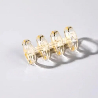 Εγχειρίδιο Εγχειρίδιο Πλαστικά Βιβλία Diy Loose-leaf Diy Clip Plastic Bookmark Line Clip Detachable Separator Document Plastic Books