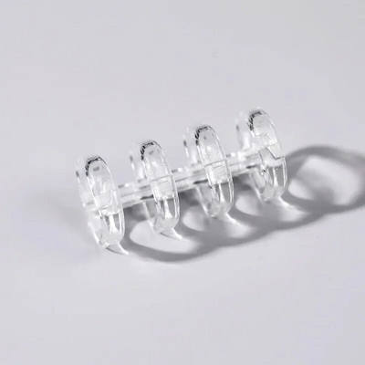 Εγχειρίδιο Εγχειρίδιο Πλαστικά Βιβλία Diy Loose-leaf Diy Clip Plastic Bookmark Line Clip Detachable Separator Document Plastic Books