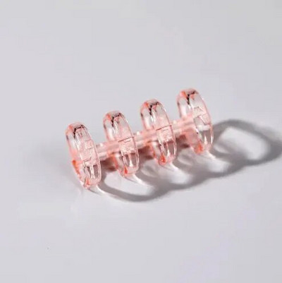 Εγχειρίδιο Εγχειρίδιο Πλαστικά Βιβλία Diy Loose-leaf Diy Clip Plastic Bookmark Line Clip Detachable Separator Document Plastic Books