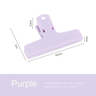 10 tk/komplekti plastikust kirjaklamber Värviline kommivärviline klamber raamatute kirjatarvete jaoks koolitarvete jaoks Köitmine Kinnitusklamber Toode