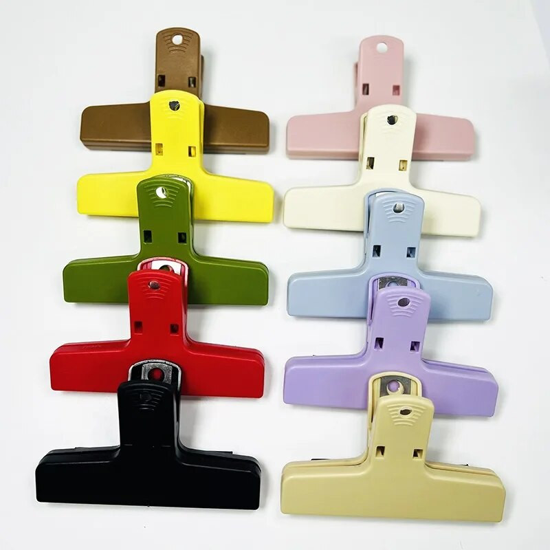 10 tk/komplekti plastikust kirjaklamber Värviline kommivärviline klamber raamatute kirjatarvete jaoks koolitarvete jaoks Köitmine Kinnitusklamber Toode
