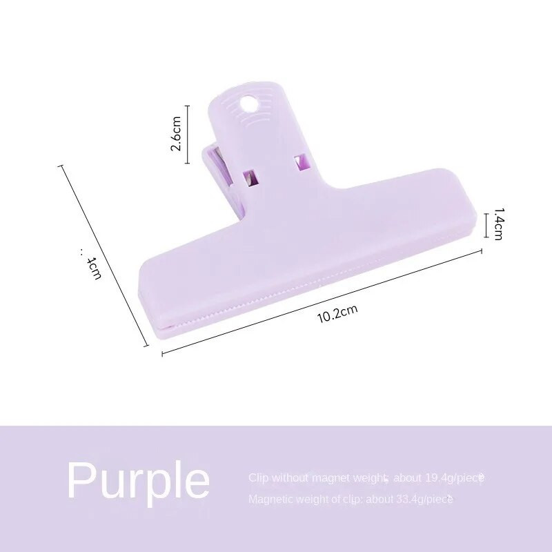 10 tk/komplekti plastikust kirjaklamber Värviline kommivärviline klamber raamatute kirjatarvete jaoks koolitarvete jaoks Köitmine Kinnitusklamber Toode