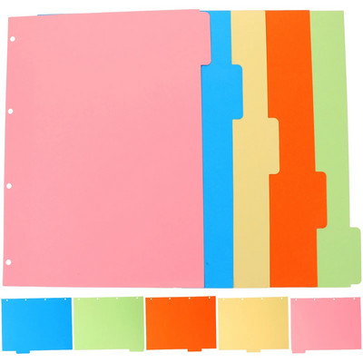 2 σετ Διαχωριστική σελίδα Καρτέλες Διαχωριστικό Σημειωματάριο Έγχρωμες πλαστικές ετικέτες Αναλώσιμα σημειωματάριων Χωρίσματα Α4 Χαλαρό φύλλο